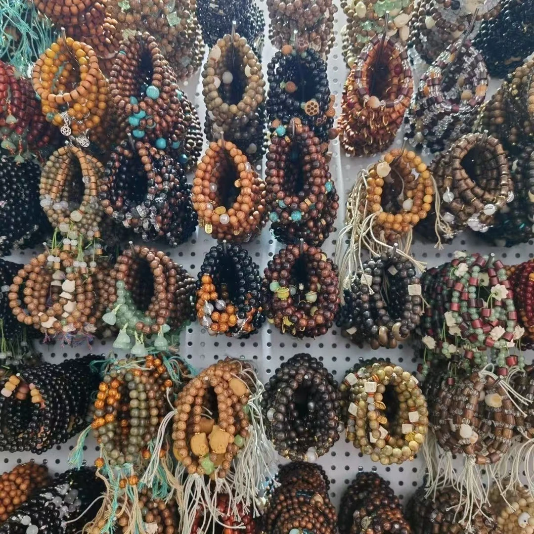 【雅作】13.9元2串新中式木质文玩手串直播间选款