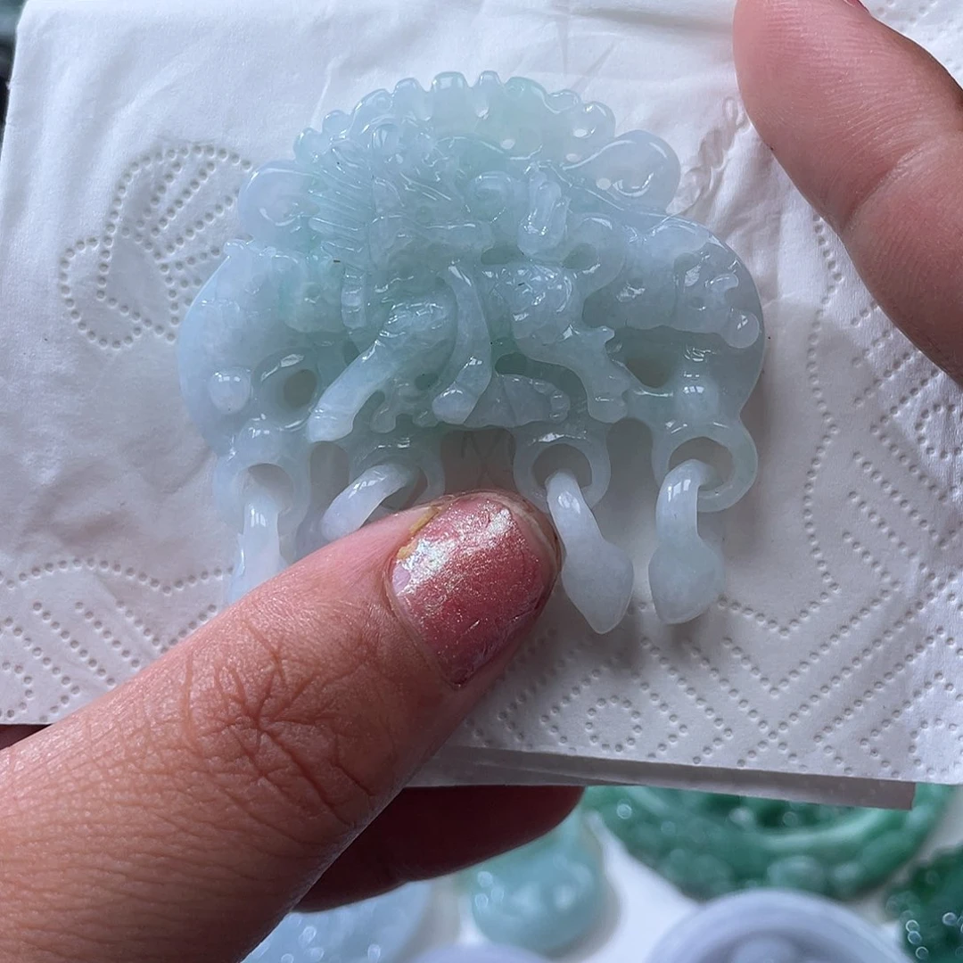 颈饰未镶嵌翡翠翡玉缘翡翠