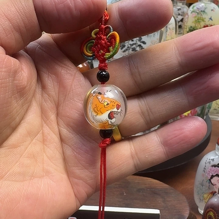 鼻烟壶内画包邮作品虎