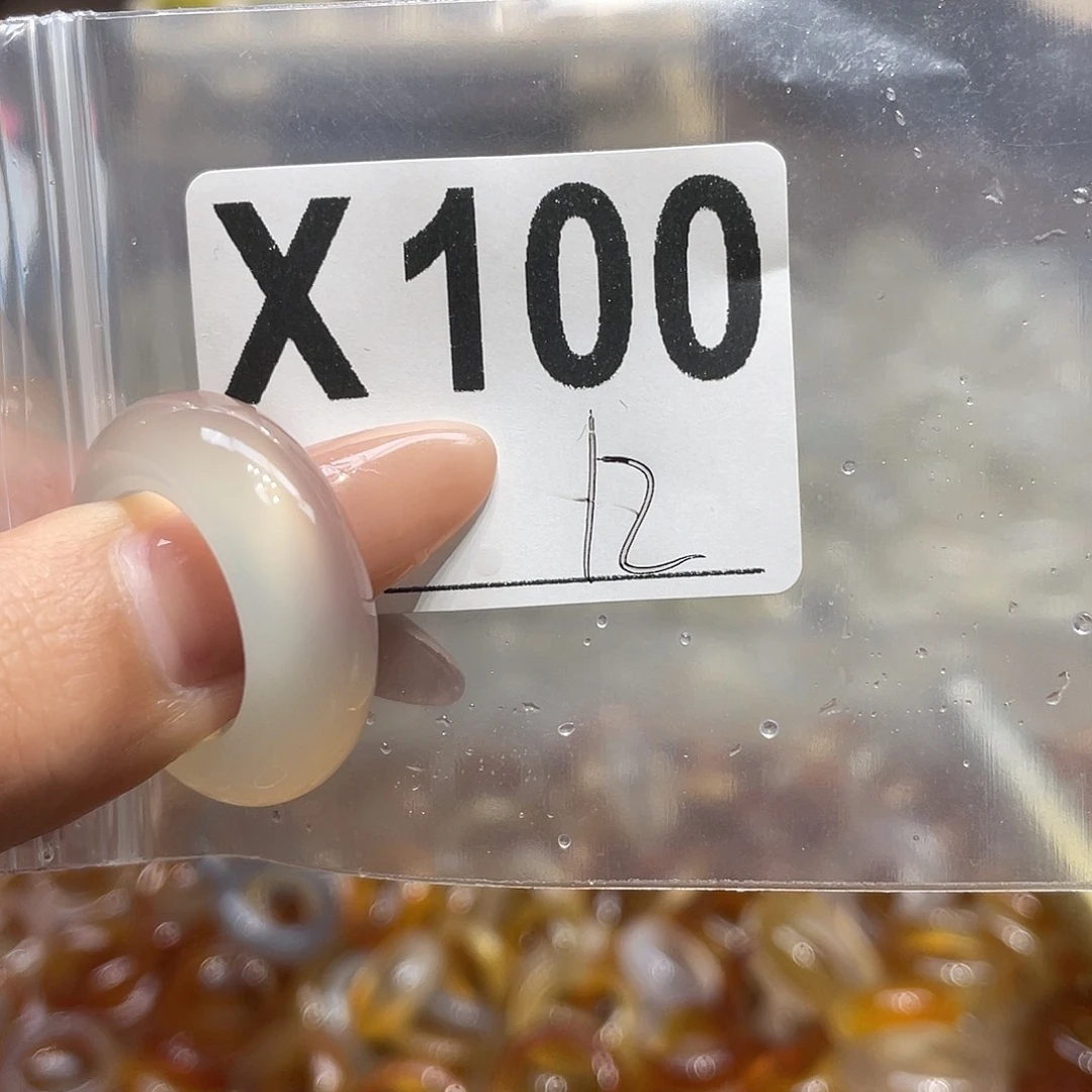 玛瑙/玉髓未镶嵌戒指100