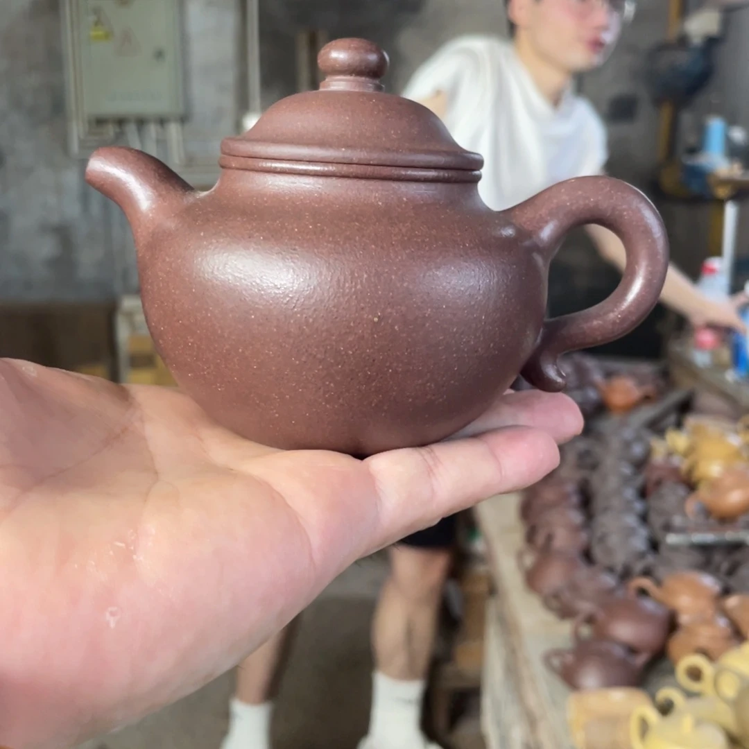 茶壶紫砂YZ。桃花泥。景舟莲子。170CC