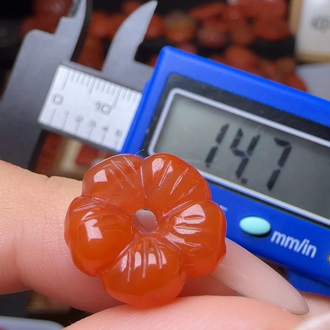 南红玛瑙未镶嵌颈饰