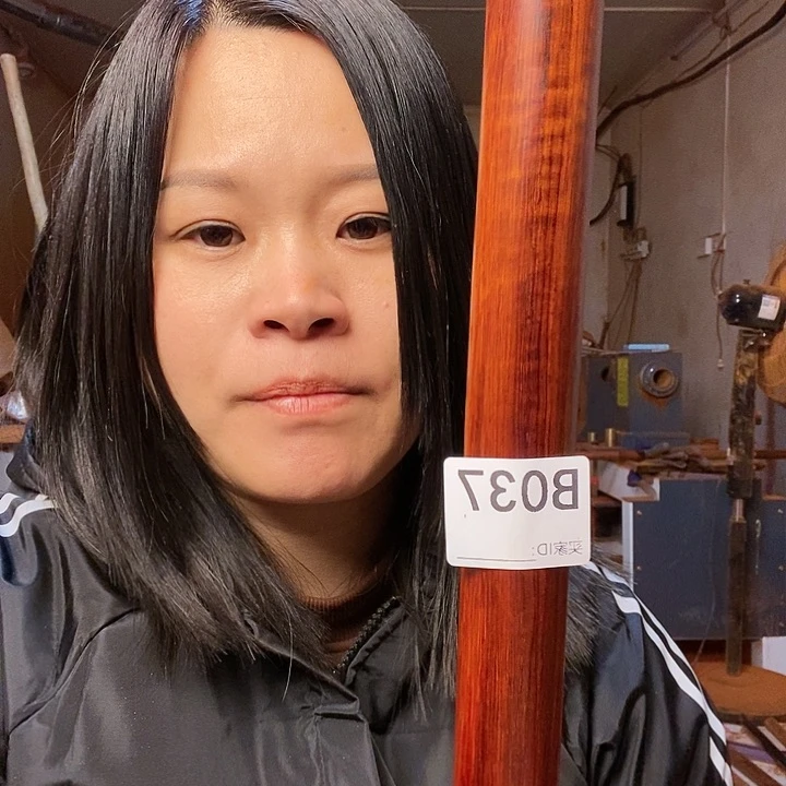 风车木（黑檀木）平*紫檀武术棍健身棍