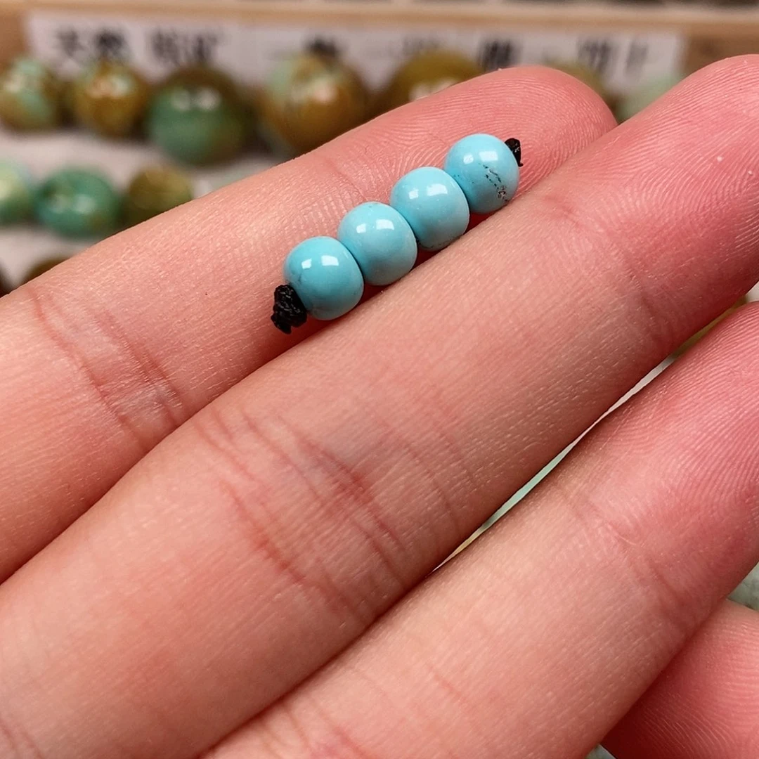 未镶嵌绿松石珠宝半成品