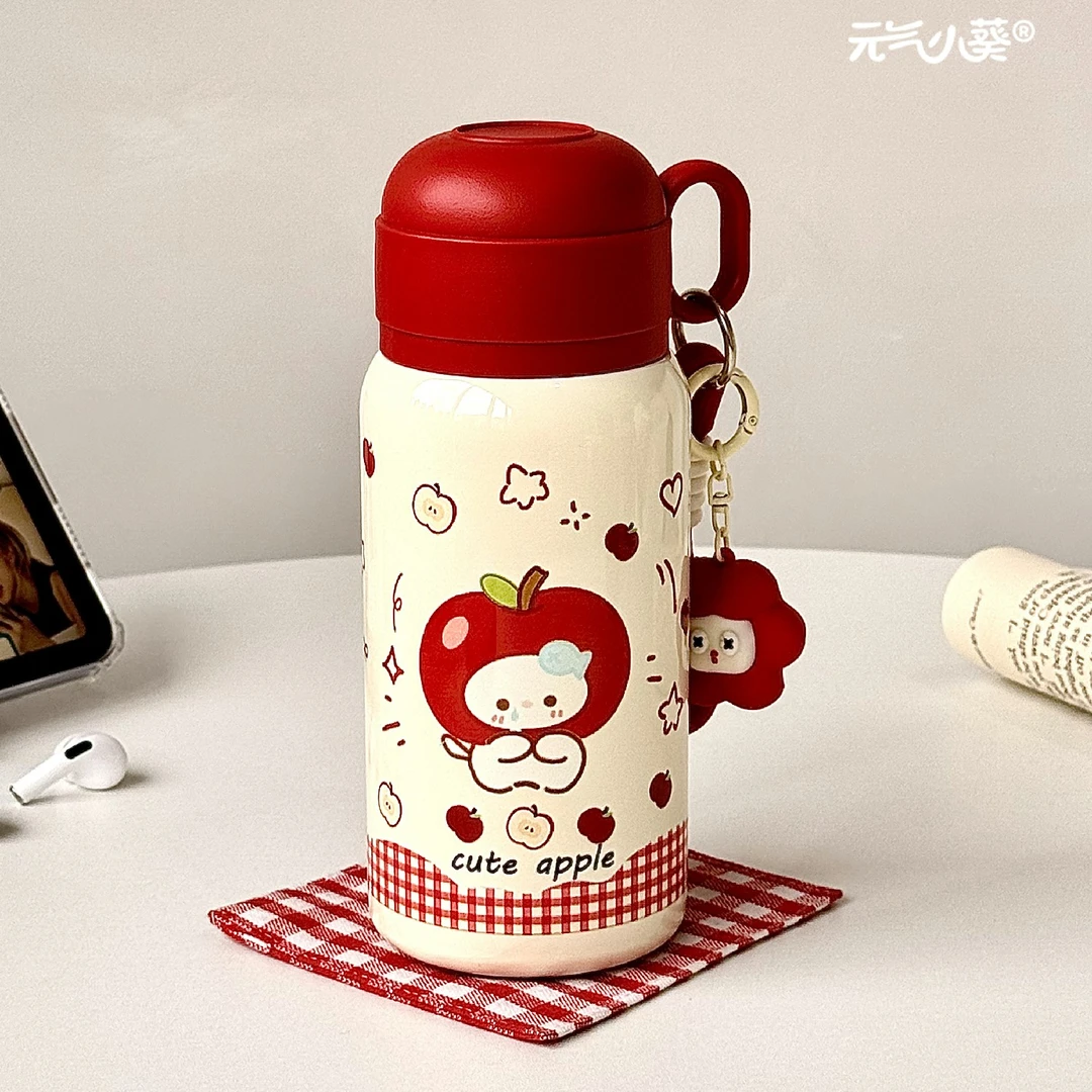 学生可爱小众保温杯ins高颜值杯子女生卡通316不锈钢三饮便携水杯