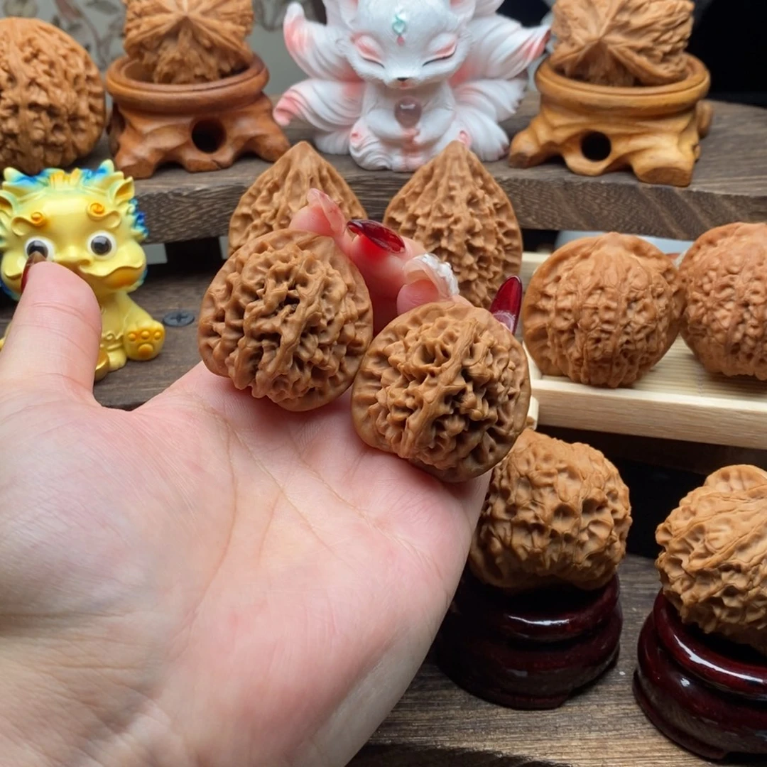 吊坠文玩核桃35全品秦闷