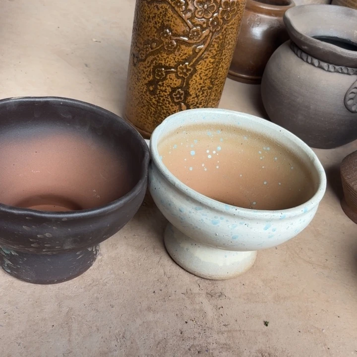 紫砂花盆口径21/15微瑕