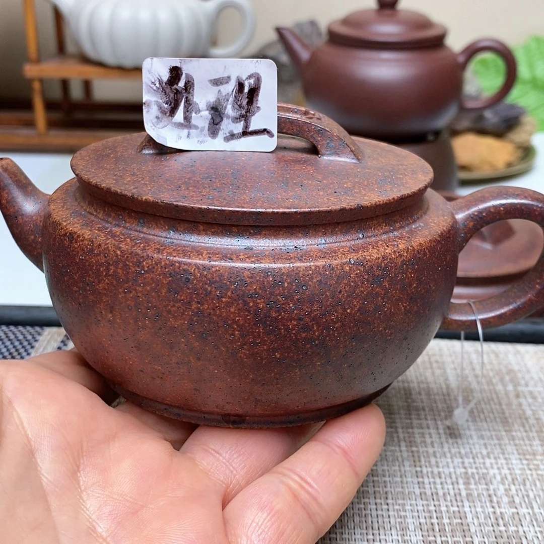 紫砂茶壶230毫升零添加高温麻子段泥