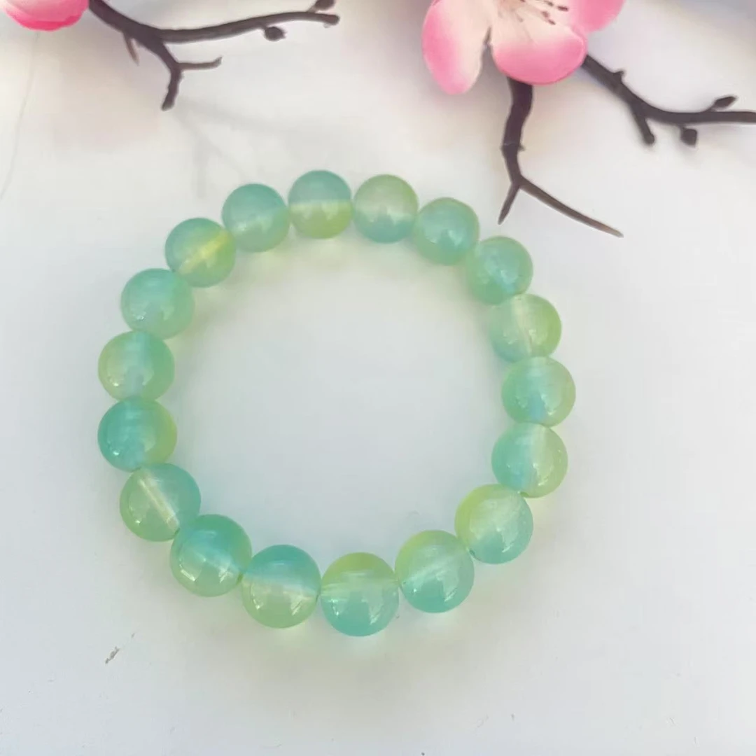 典藏品 蓝色圆珠渐变休闲百搭款手串