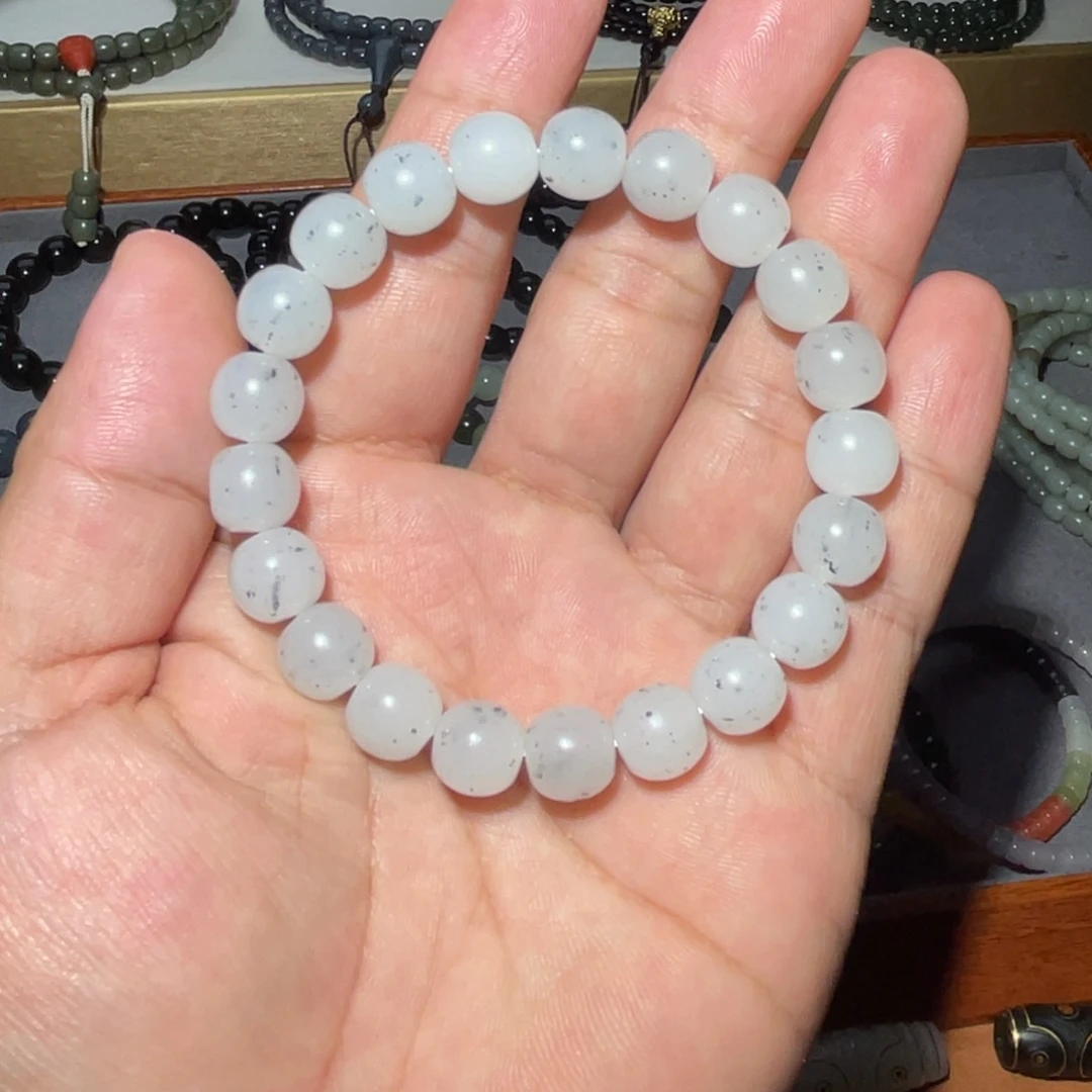 和田玉未镶嵌手链