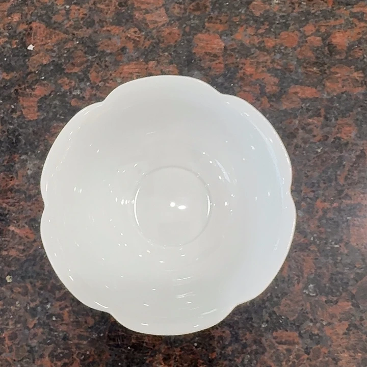 12cm芙蓉碗（白玉瓷）联盟陶瓷2只