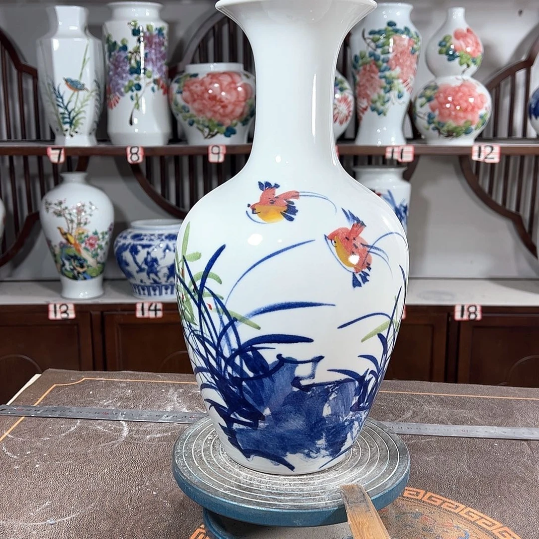 摆件景德镇陶瓷棒玉