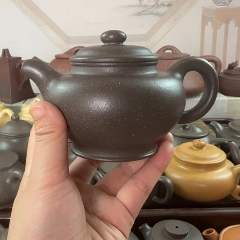 茶壶紫砂梨皮天青250cc