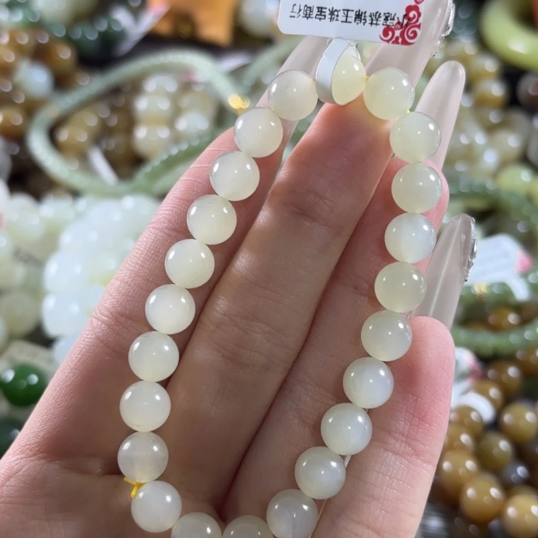 和田玉未镶嵌手链135