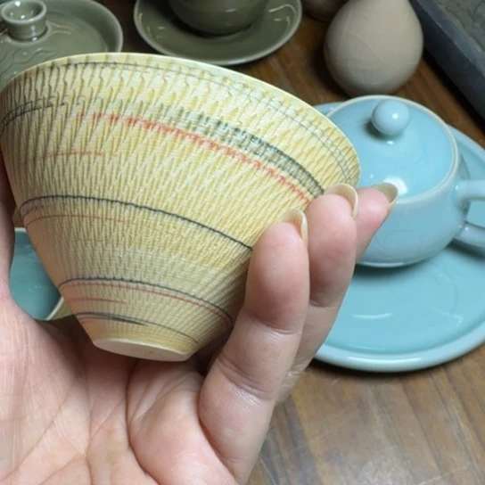 用***5龙泉青瓷纯手工主人杯