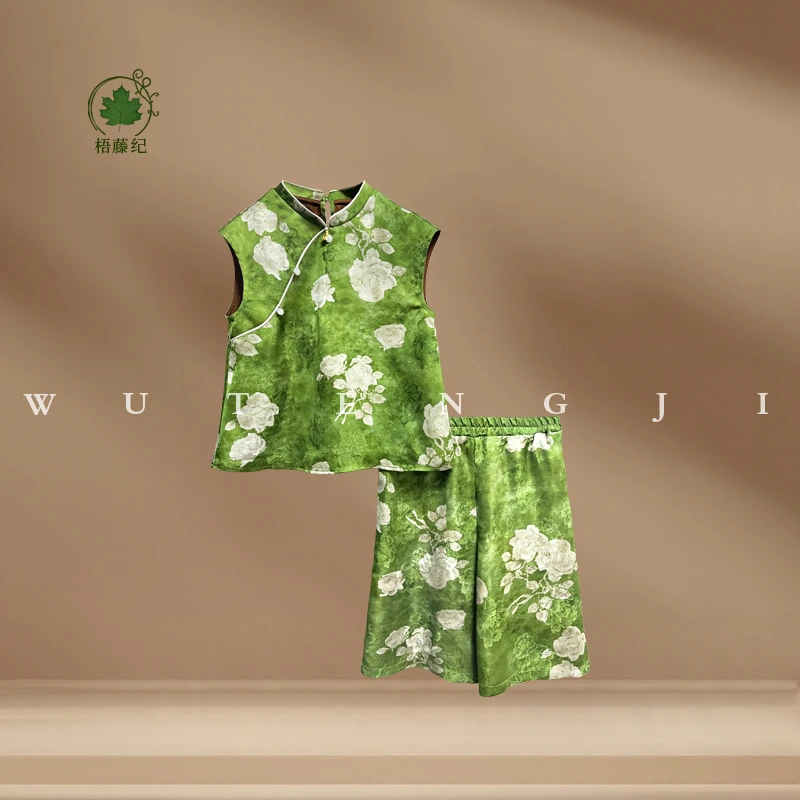 【现货】【100木薯丝】【乔怡】2025夏季新款国风女童25CTXY109