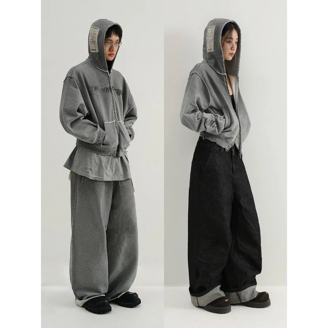 MASONPRINCE MP标签涂鸦系列宽松卫衣开衫