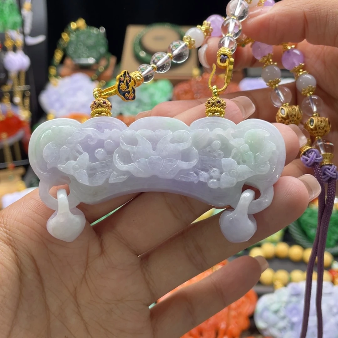 翡翠颈饰未镶嵌代编织