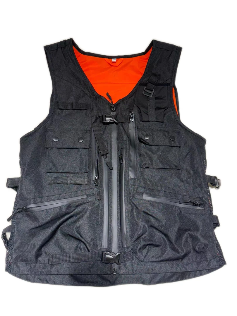 滑雪野雪机能马甲防水多功能可背板有背板钻石同款