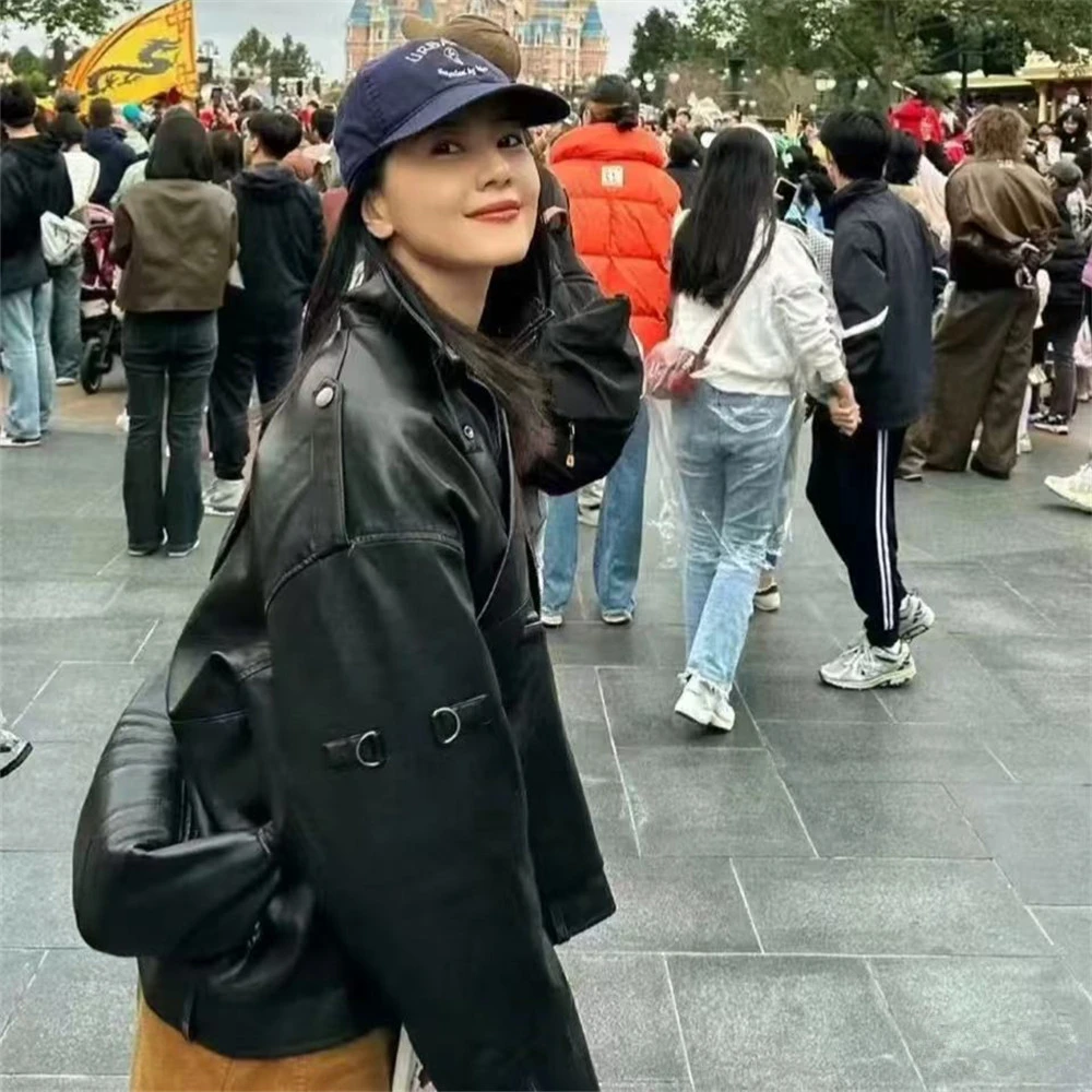 明星同款牛角包女包气质时尚潮流头层牛皮单肩包大容量真皮斜挎包