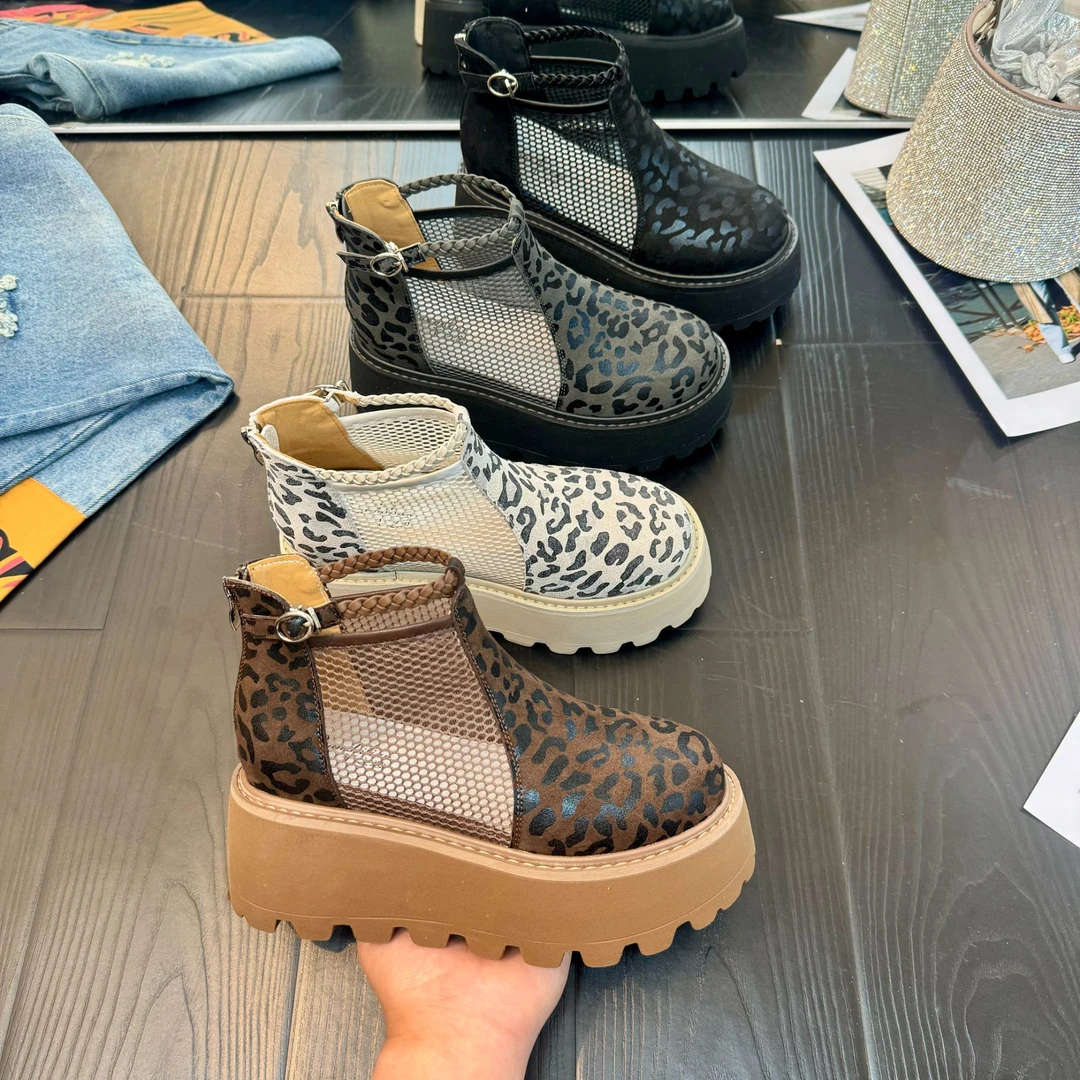 千之恋C增高7CM2025夏季新款爆款透气休闲风百搭厚底气质女鞋8630