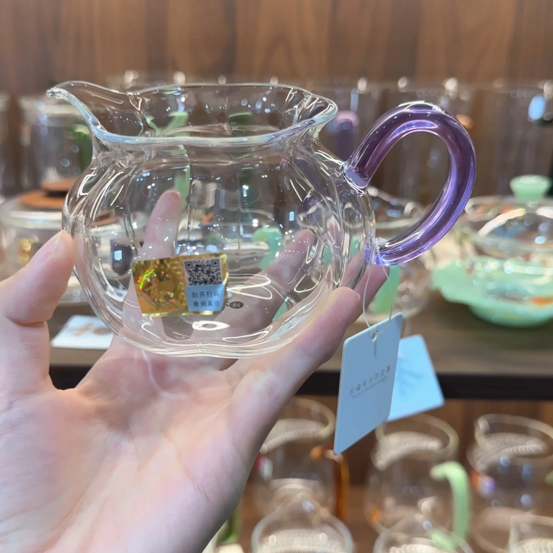禾器纳福浅紫色公道杯
