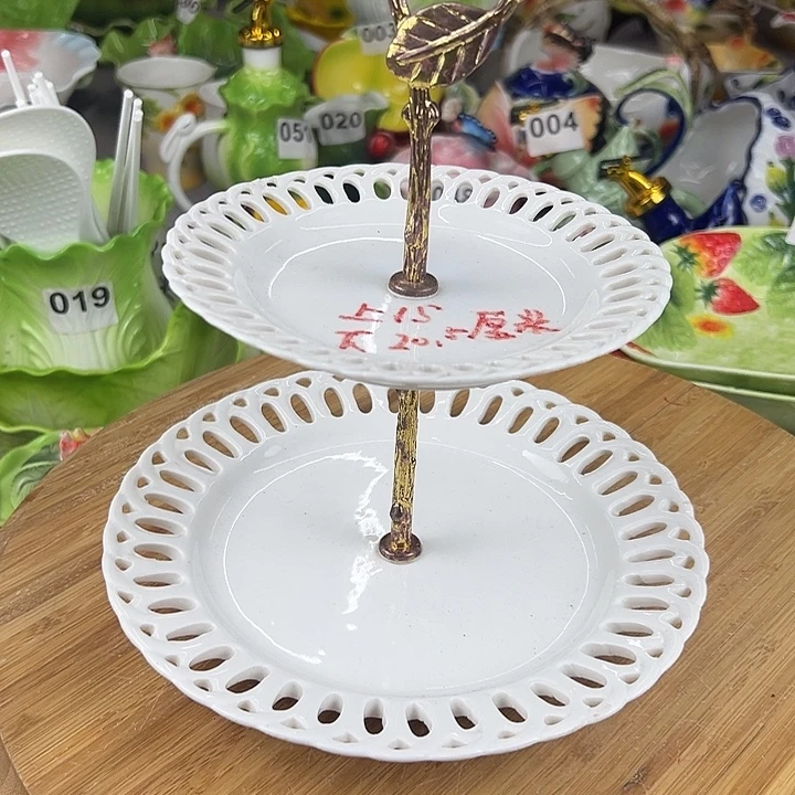 304不锈钢手柄款潮州创艺陶瓷餐具