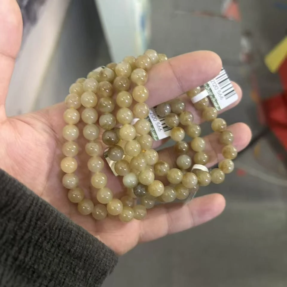 天然和田玉桂花糖卡8手串多样性拍一发一
