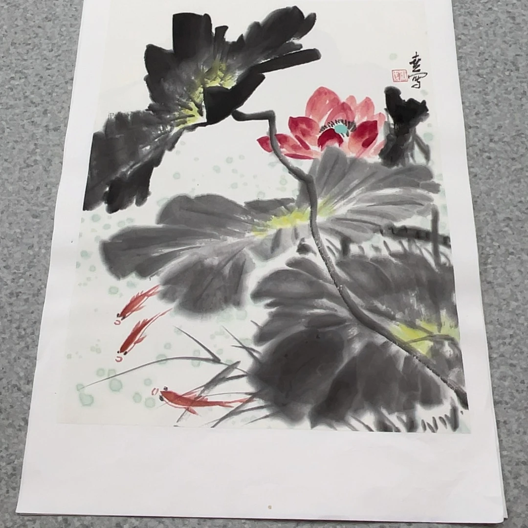 国画1.4平尺国画作品