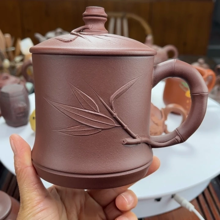 紫砂茶壶紫砂花茶