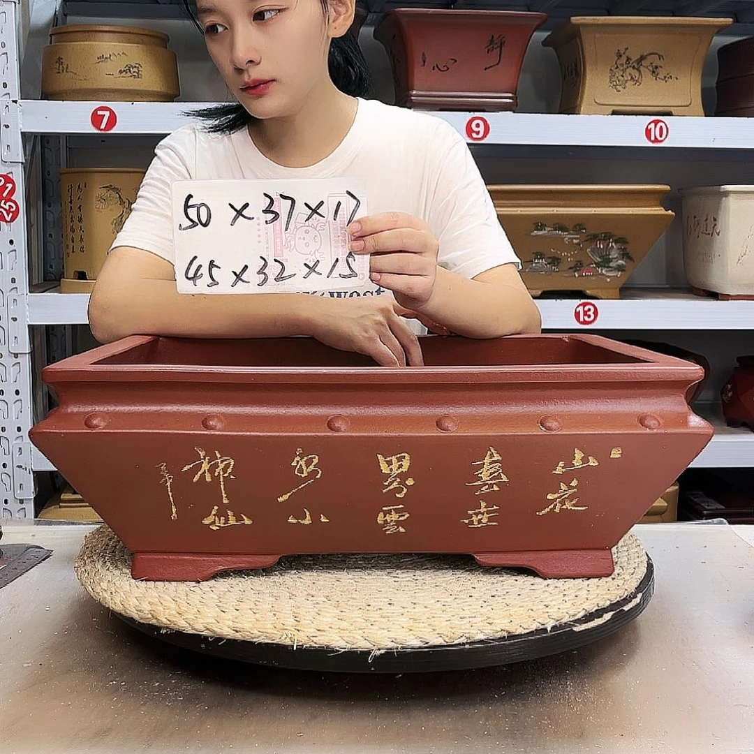 紫砂花盆紫砂花盆