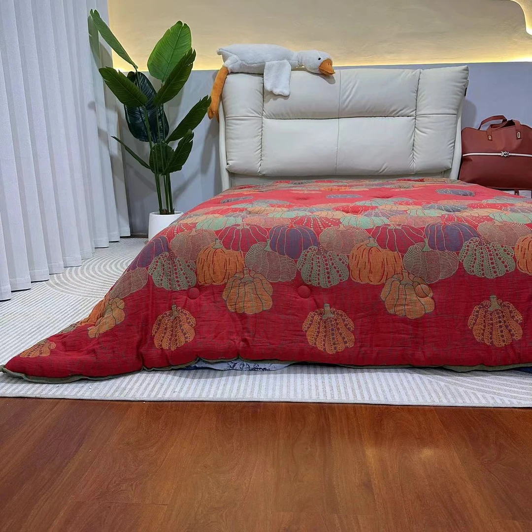红色南瓜冬被200*230亲肤