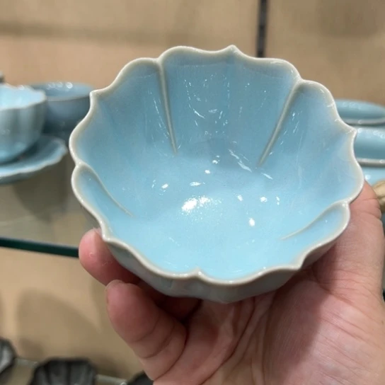 瓷片陶瓷茶具汝瓷茶具