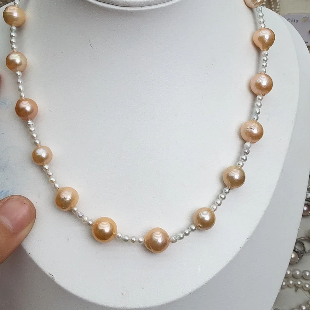 未镶嵌颈饰淡水珍珠