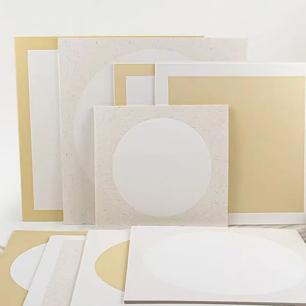 复古圆形宣纸加厚卡纸免装裱圆形扇面