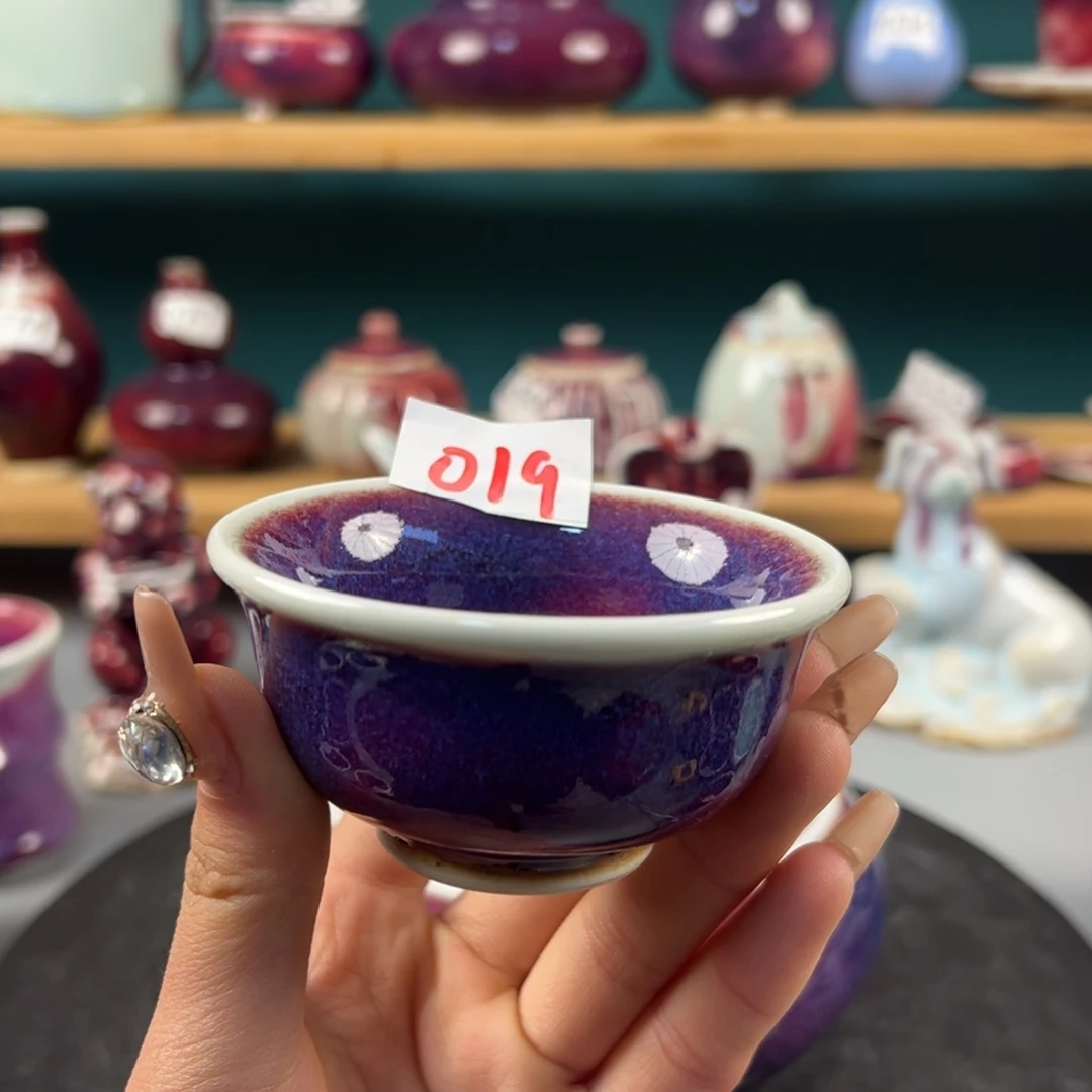 瓷片全品无暇主人杯纯手工