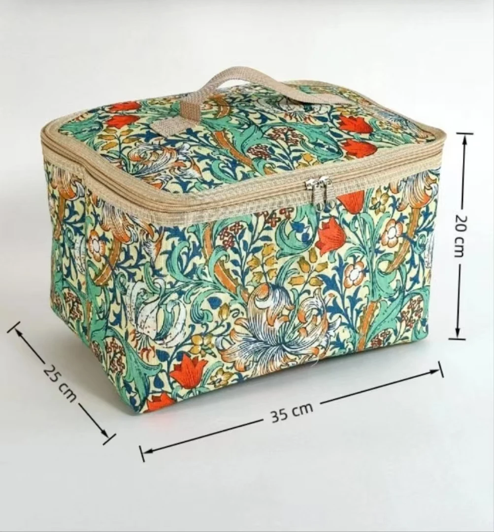 25L拉链包三层加厚内衣玩具大容量手工水洗家用收纳袋收纳包