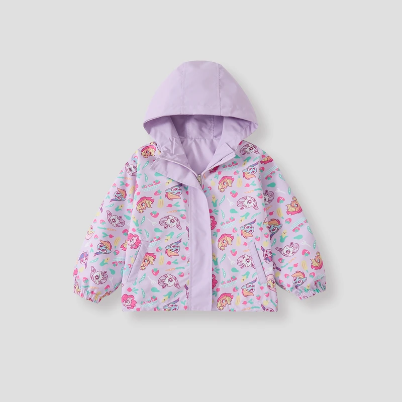 小马宝莉2025夏季新款双面穿女童薄款时尚休闲外套宝宝洋气04