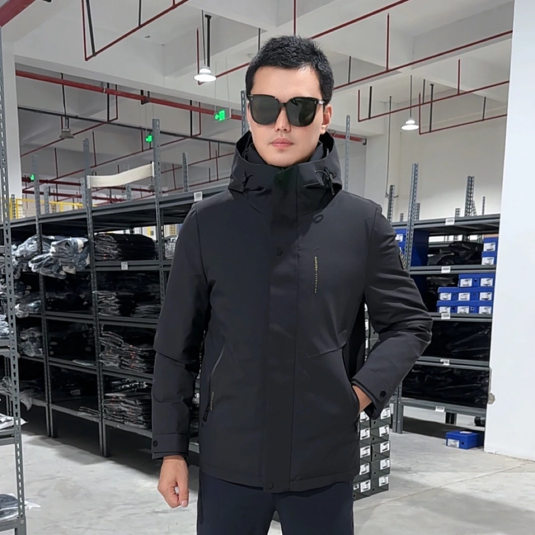 海秋冬亲子连帽三防鹅绒服05