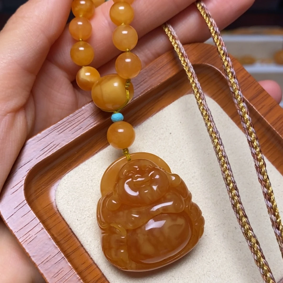 【闪购商品】未镶嵌颈饰蜜蜡项链