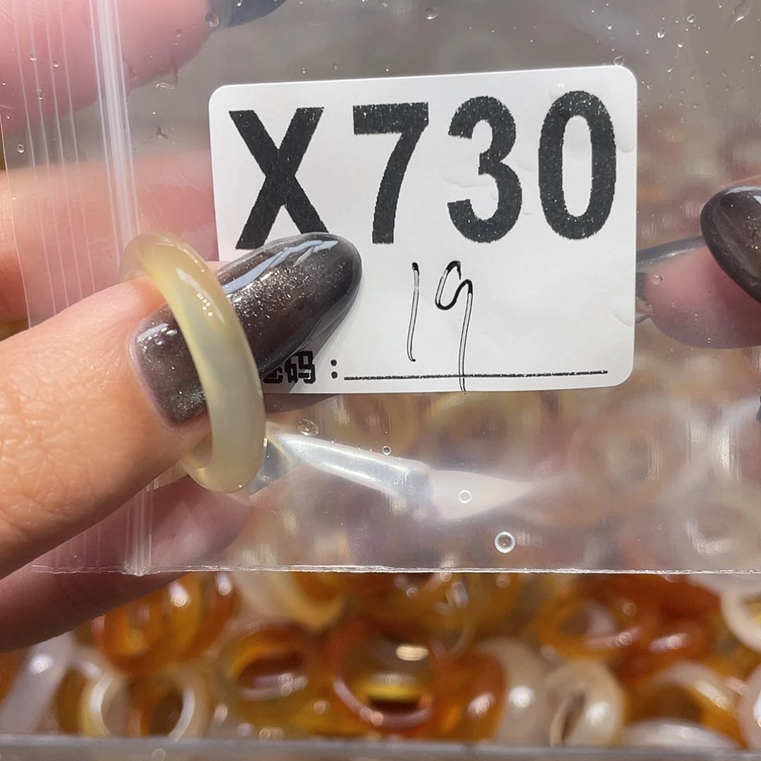 玛瑙/玉髓未镶嵌戒指730