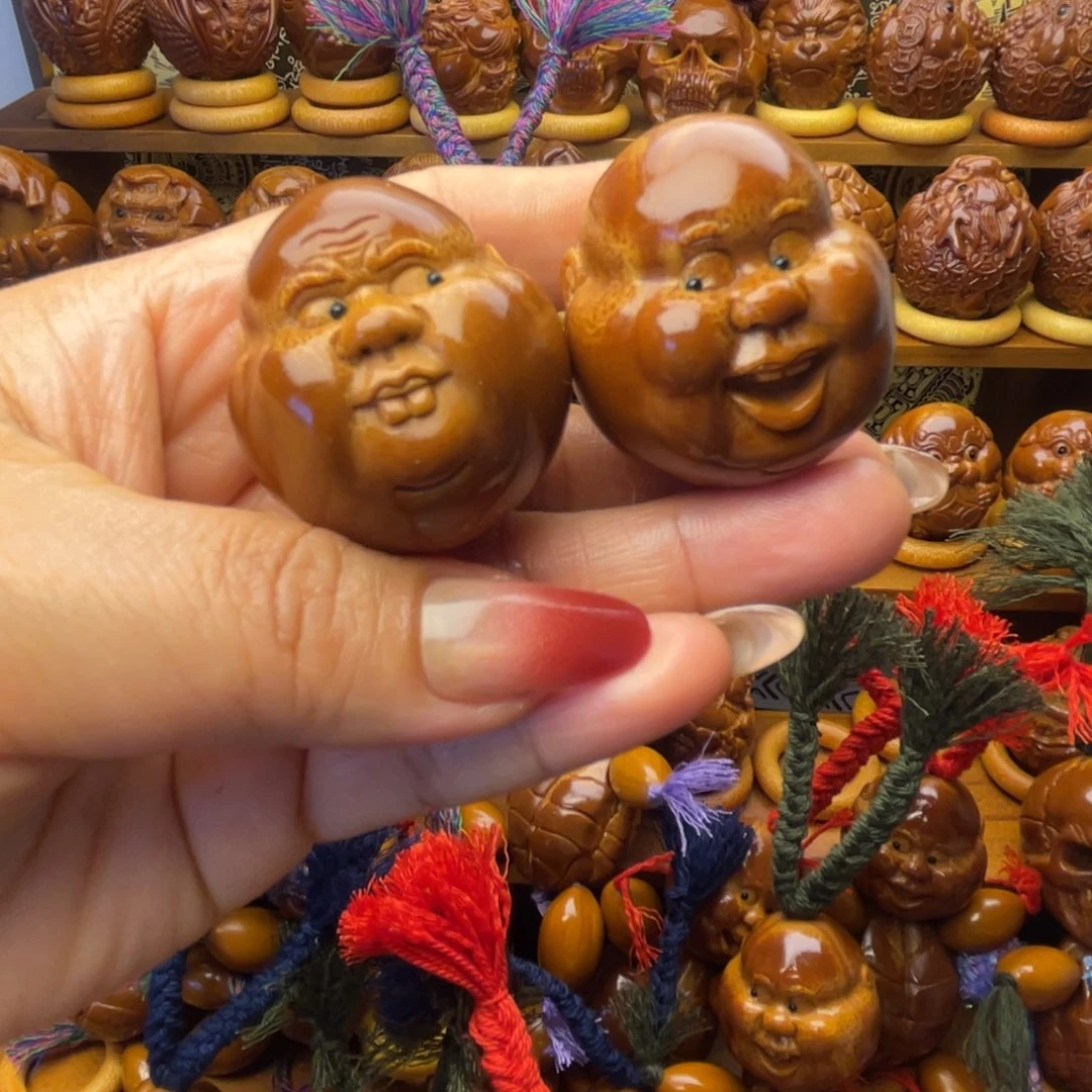 吊坠橄榄核百态手球