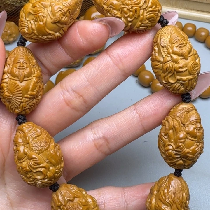 手串/手链橄榄核九龙财神