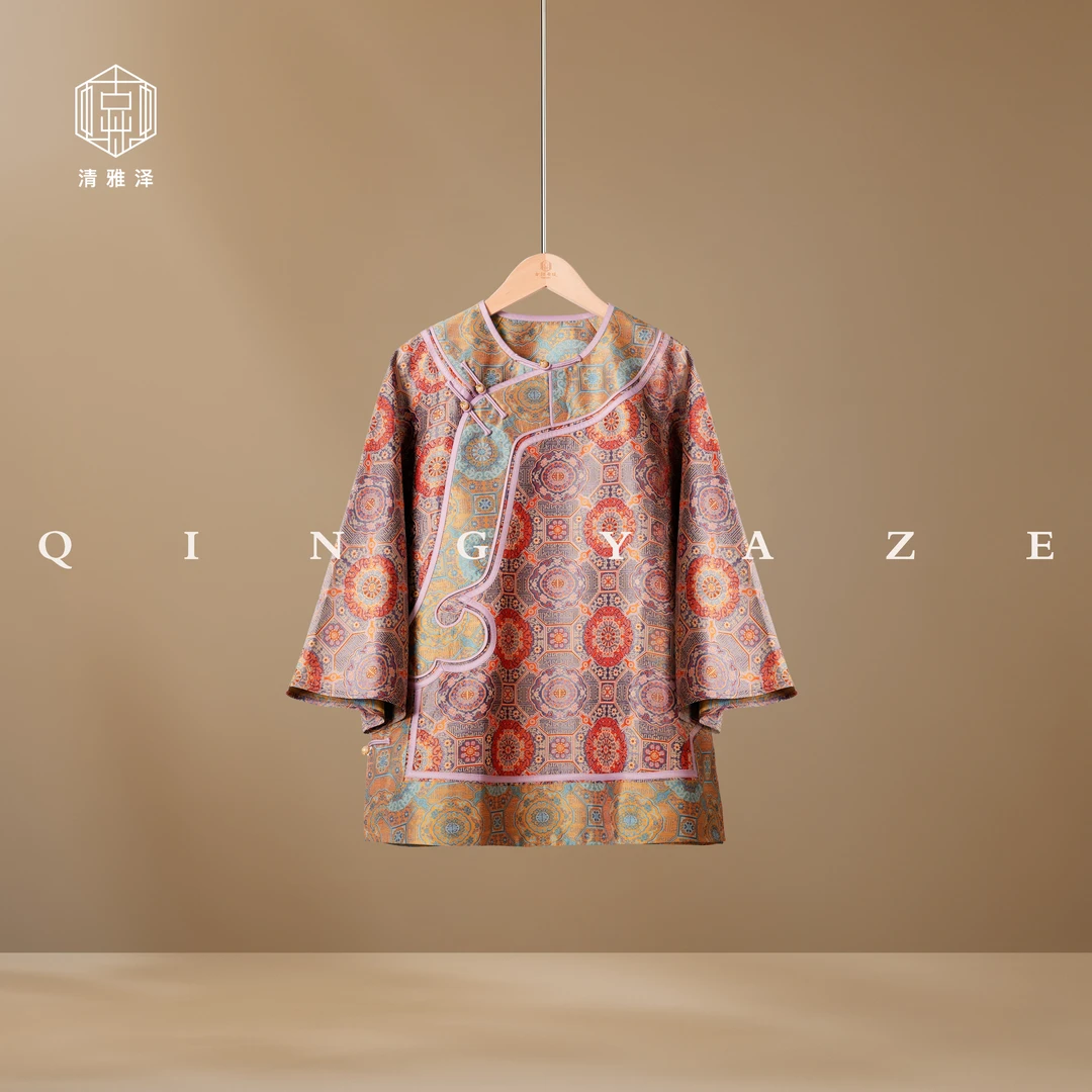 蜀锦·天华锦太太服！桑蚕丝新中式上衣！GZ6172