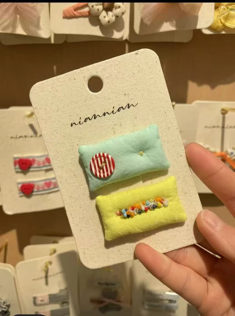 儿童手工款可爱女童发卡韩版甜美