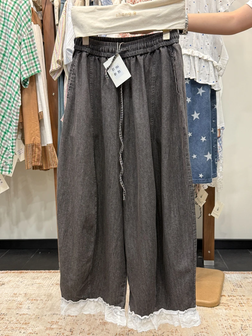 叨叨推荐款 YQ#1806#日系花边裤 FL