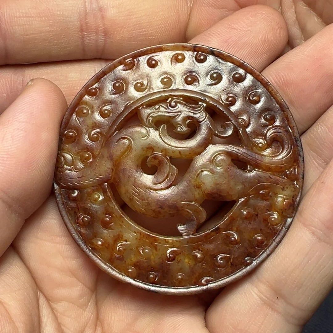 和田玉颈饰未镶嵌闲**头