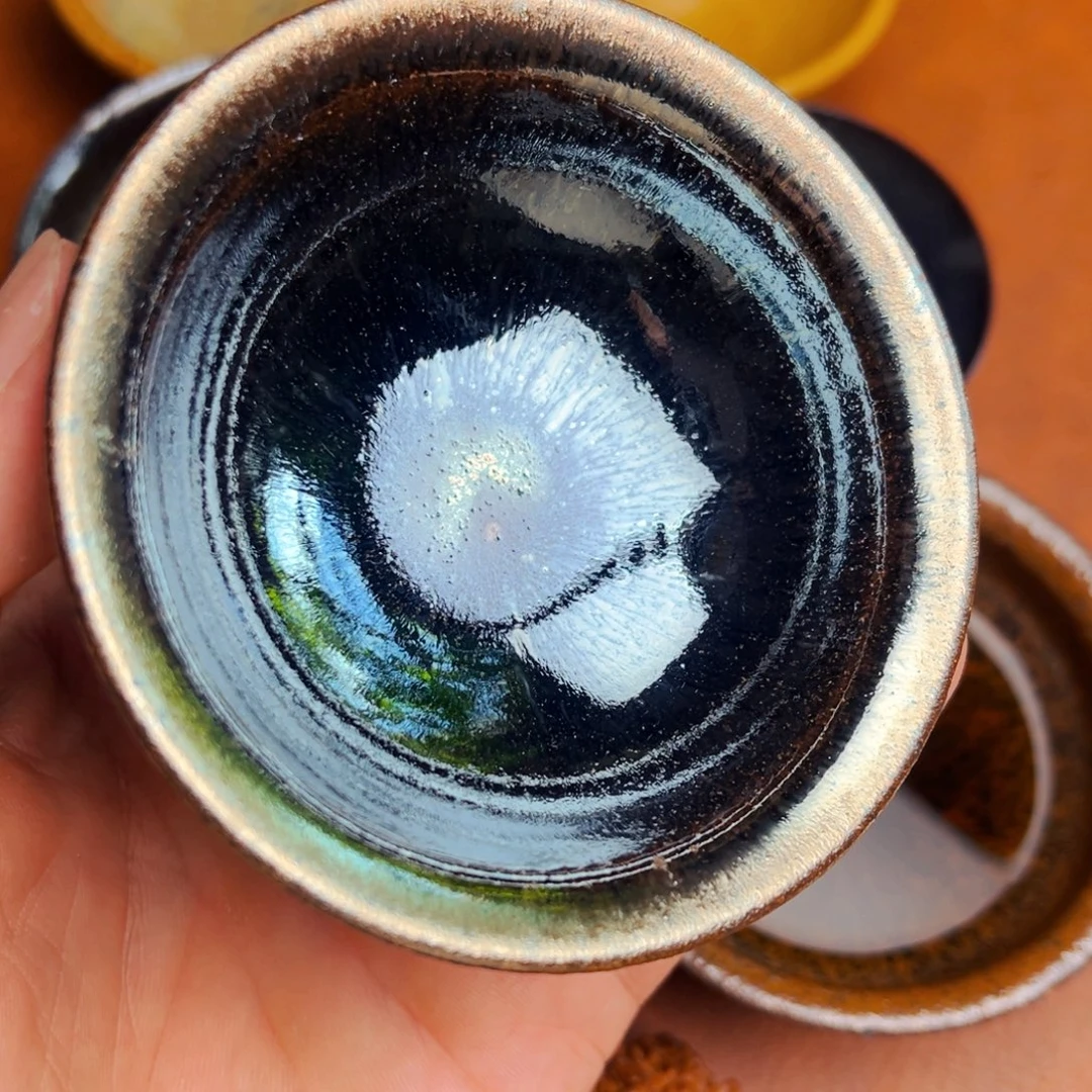 茶盏柴烧建窑建盏