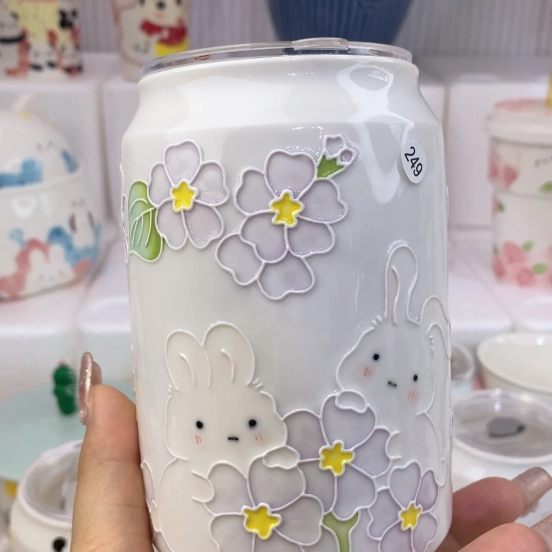 手绘手工制作陶瓷微瑕249