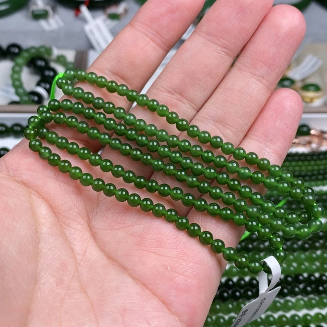 和田玉（碧玉）未镶嵌项链卡4